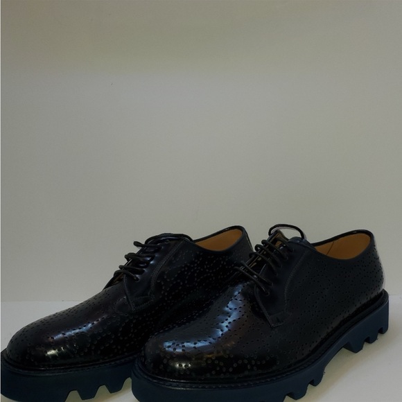 Emporio Armani NIB Red Derby/Shoes size 8.5 - Picture 11 of 11